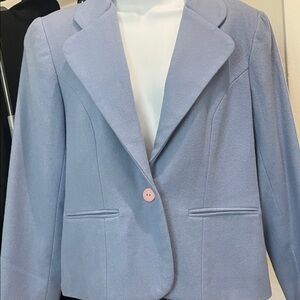 Adolfo Soft Blue Blazer